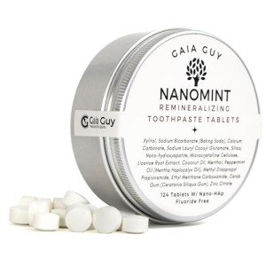 NanoMint Remineralizing Toothpaste Tablets - Fluoride Free