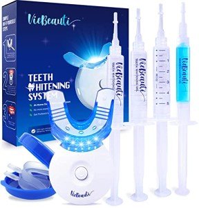 Teeth Whitening Kit with LED Light & Gel