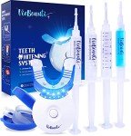 Teeth Whitening Kit with LED Light & Gel