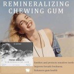 Organic Remineralizing Mint Chewing Gum - Fresh Breath 
