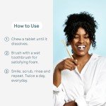 HUPPY Remineralizing Hydroxyapatite Toothpaste Tablets - 62 Count