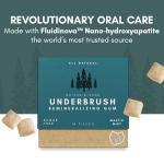 Underbrush Organic Mint Remineralizing Chewing Gum - Sugar-Free