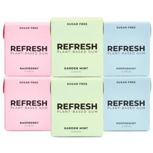 Refresh Natural Mint & Raspberry Sugar-Free Gum