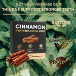Cinnamon Remineralizing Gum with Hydroxyapatite & Xylitol