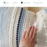 Coastal Blue Boho Decorative Throw Pillow Cover