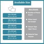 Boho Groovy Initial N Pillow Covers - Set of 2