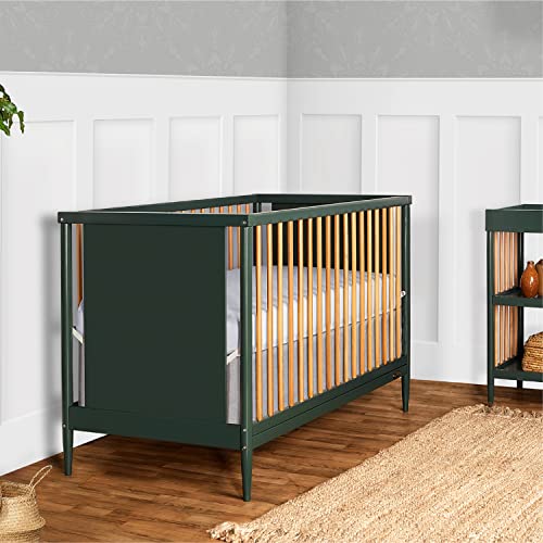 Modern 4-in-1 Clover Island Crib in Olive Green