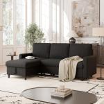 Vongrasig Convertible Sleeper Sofa with Storage
