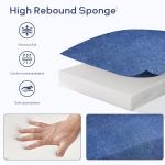 Mid Century Modern Dark Blue Sofa Couch