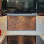 Copper Tree Branch Backsplash Tiles for Kitchen Decor