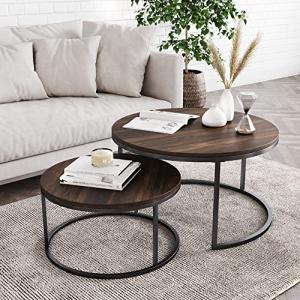 Stella Modern Nesting Coffee Tables Set of 2