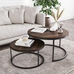 Stella Modern Nesting Coffee Tables Set of 2