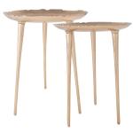 Gold Round Accent Table Set for Small Spaces