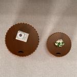 Wooden Round Nesting Coffee Tables with Storage