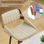 Set of 2 Mid-Century Swivel Bar Stools