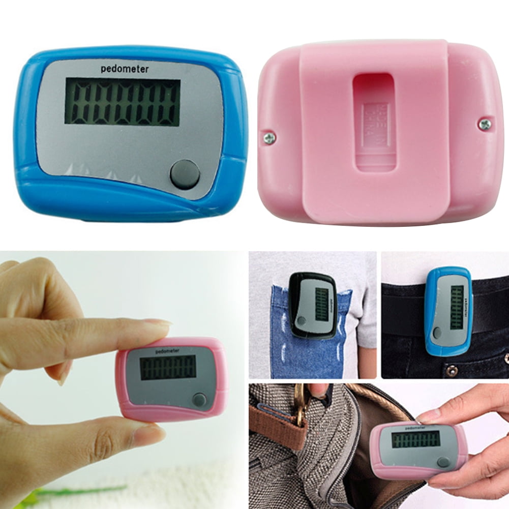 HEVIRGO Portable LCD Digital Pedometer & Calorie Counter