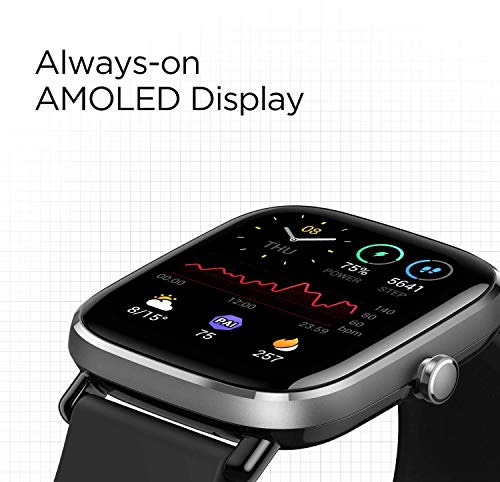 Amazfit GTS 2 Mini Smartwatch - Midnight Black