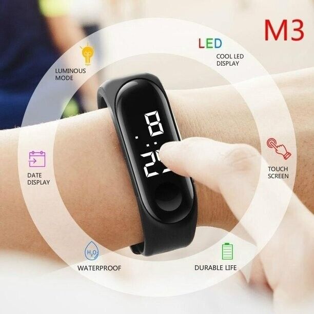 Smart Health Tracker Watch with Heart Rate & BP Monitor