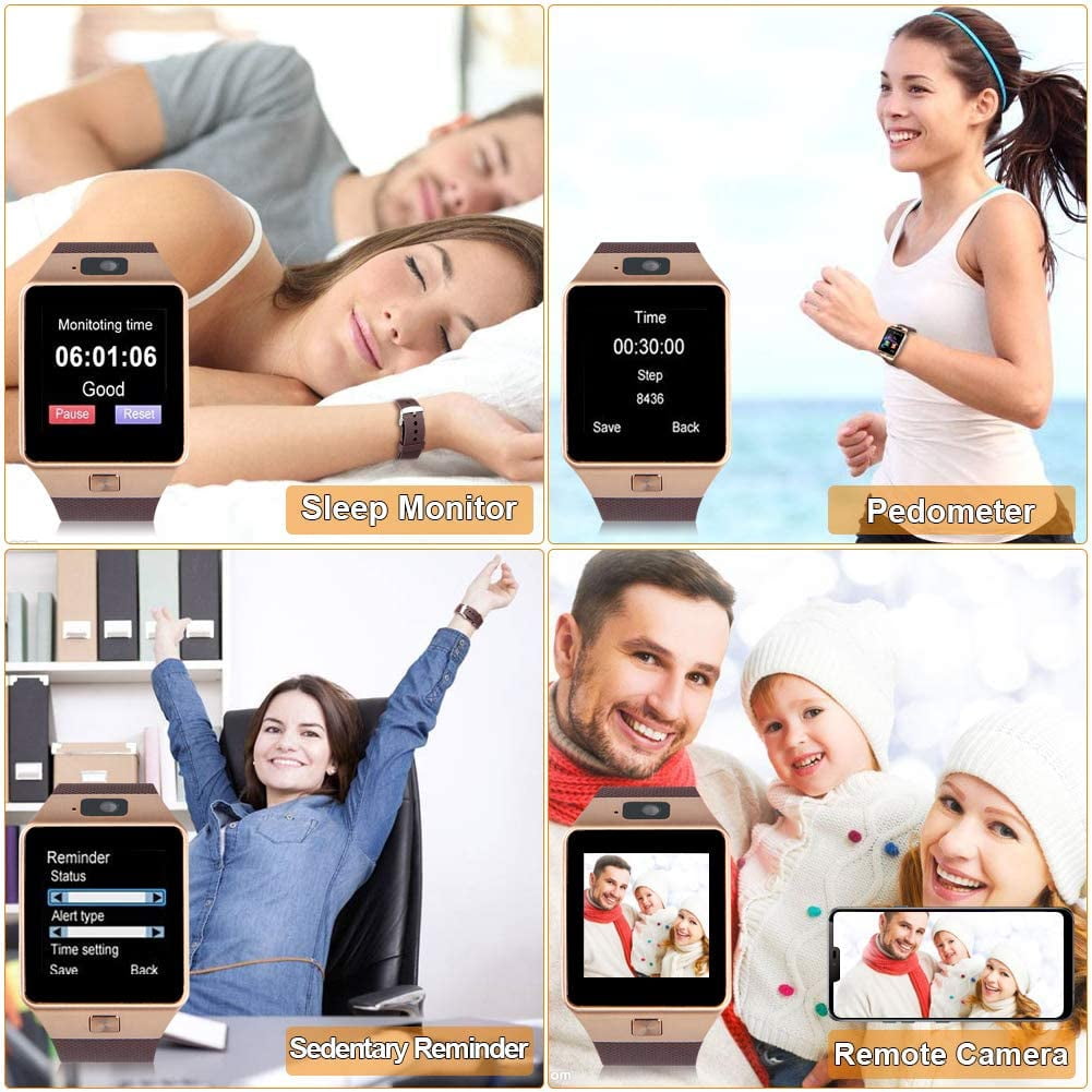 Waterproof Fitness Smartwatch with HR Monitor
