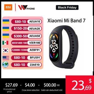 Xiaomi Mi Band 7 Fitness Tracker with AMOLED Display