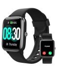 GRV Smart Watch: Fitness Tracker & Calls (Black)