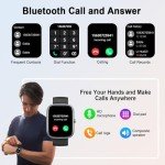 Smartwatch with Call, Fitness Tracker & Waterproof