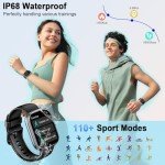 Smartwatch with Call, Fitness Tracker & Waterproof