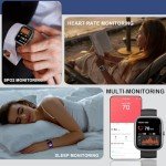 Smartwatch with Call, Fitness Tracking & Waterproof Features