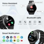 Smartwatch with Fitness Tracker & Call/Text Alerts