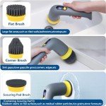 Electric Spin Scrubber with 4 Brush Heads