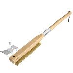 G.a HOMEFAVOR Pizza Oven Brush with Scraper
