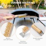 Aieve 26" Pizza Oven Brush and Scraper