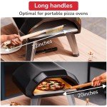 Pizza Oven Toolkit: Brush, Scraper, Fork & Popper