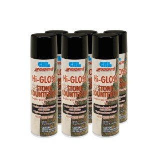 Hi-Gloss Stone Cleaner for Pizza Counters - 6 Cans