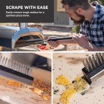 26'' Pizza Oven Brush with Stone Scraper