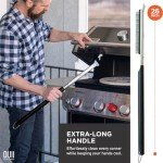 26'' Pizza Oven Brush with Stone Scraper