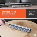 26'' Pizza Oven Brush with Stone Scraper