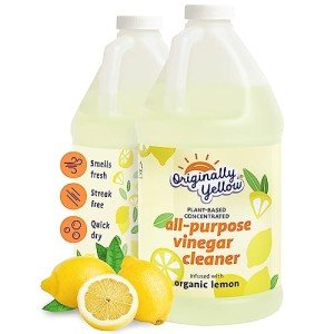 Yellow All-Purpose Cleaning Vinegar with Lemon - 64 Fl Oz