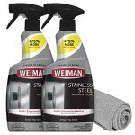 Weiman Stainless Steel Cleaner & Polish Bundle