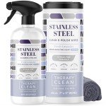 Stainless Steel Cleaner Wipes & Microfiber Cloth Bundle