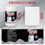 Stainless Steel Cleaner Wipes - 4 Pack 240 Count