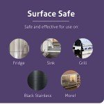 Stainless Steel Cleaner Wipes & Microfiber Cloth Bundle