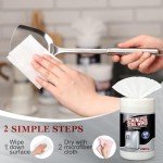 Stainless Steel Cleaner Wipes - 4 Pack 240 Count