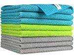 AIDEA Lint-Free Microfiber Cleaning Cloths - 8 Pack