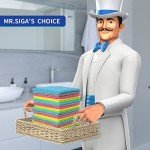 MR.SIGA Microfiber Cleaning Cloths - 50 Pack