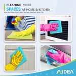 AIDEA 100-Pack Lint-Free Microfiber Cleaning Cloths