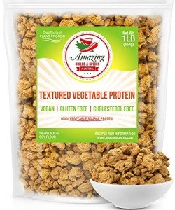 Unflavored TVP Protein Chunks, 1 lb. Bag