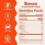 Banza Gluten-Free Chickpea Pizza Crust 2-Pack