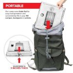 Portable Camping Oven for Baking Bread and Muffins