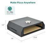 Portable Outdoor Pizza Oven with Peel & Cutter